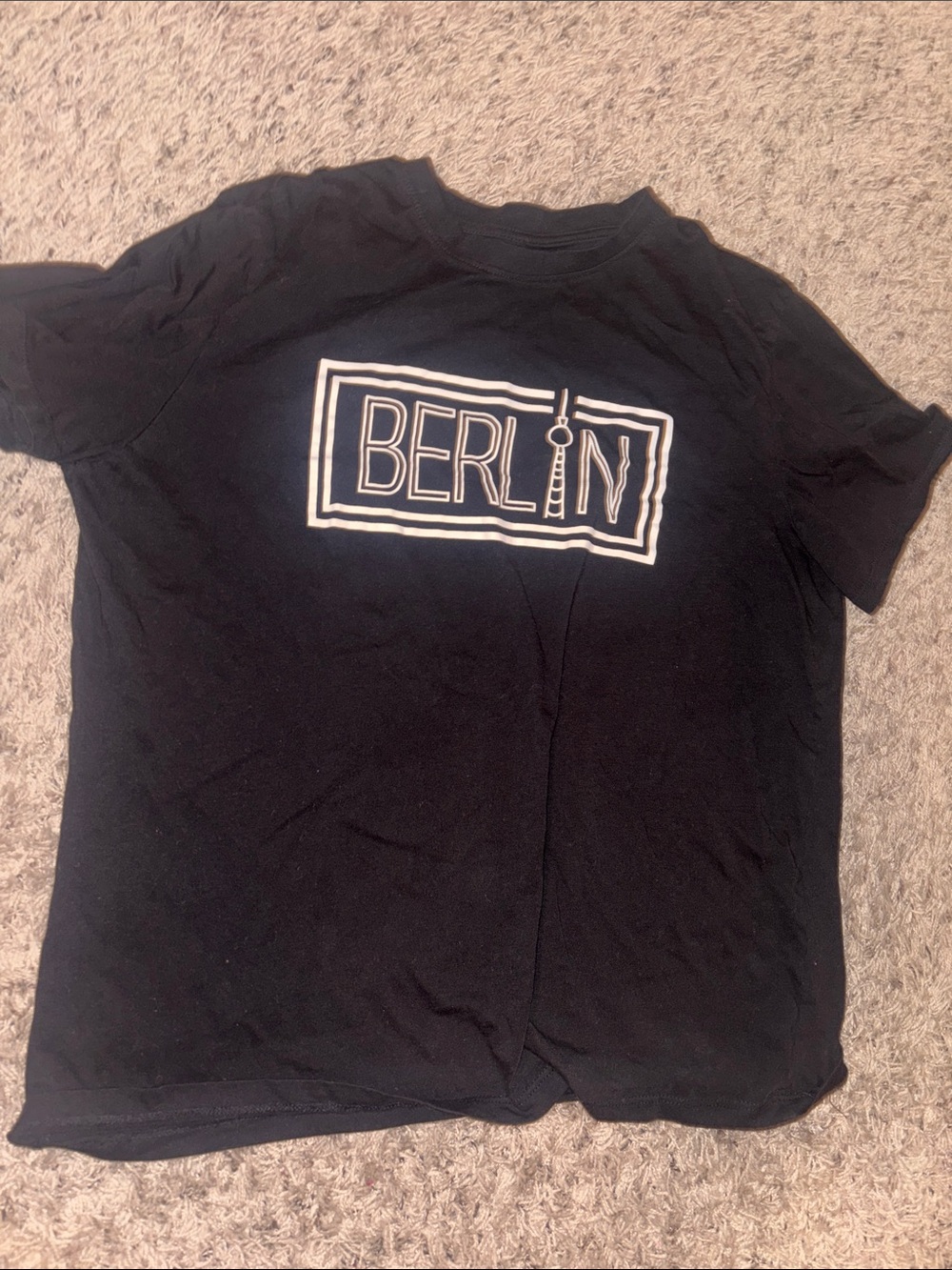 Black "BERLIN" Graphic Tee